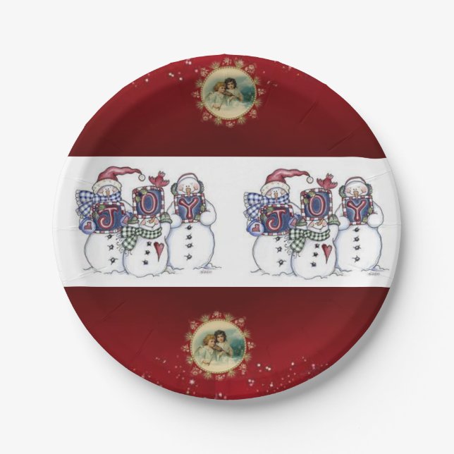 Paper plates Christmas (Front)