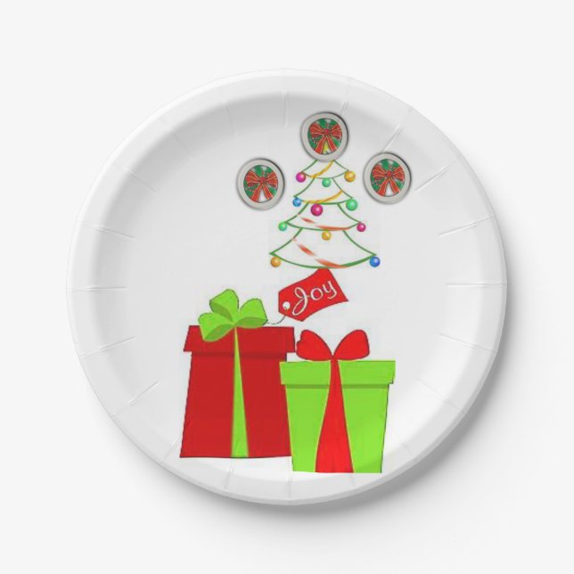 Paper plates Christmas (Front)
