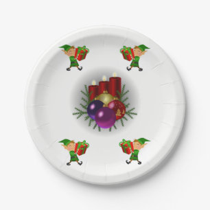 Paper plates Christmas