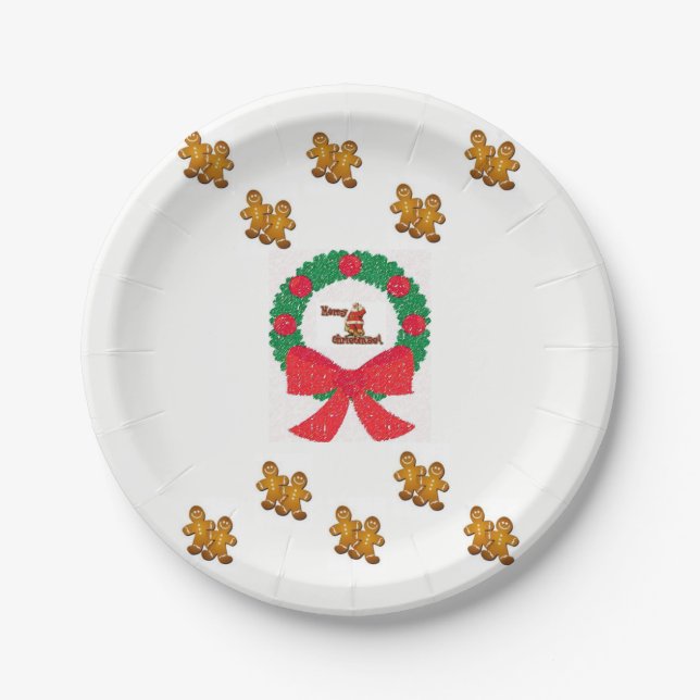 Paper plates Christmas (Front)