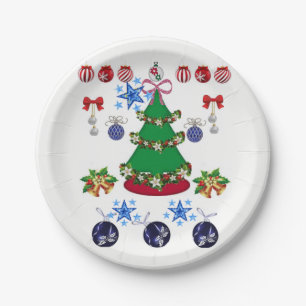 Paper plates Christmas