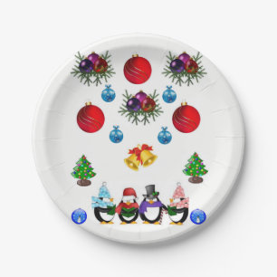 Paper plates Christmas