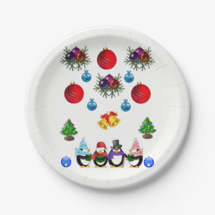Paper plates Christmas