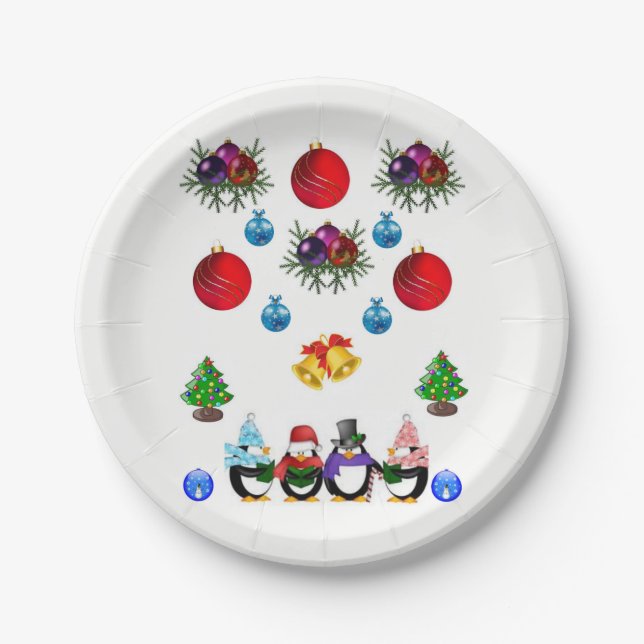 Paper plates Christmas (Front)