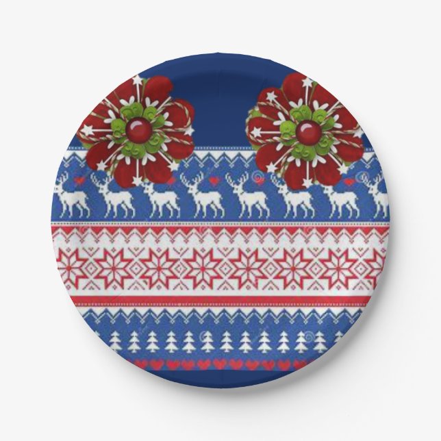 Paper plates Christmas (Front)