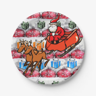 Paper plates Christmas