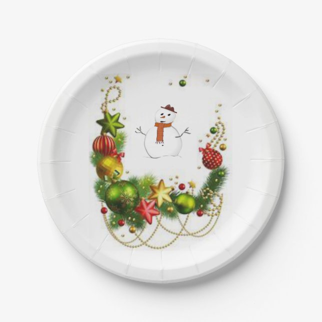 Paper plates Christmas (Front)