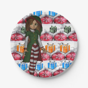 Paper plates Christmas