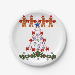 Paper plates Christmas
