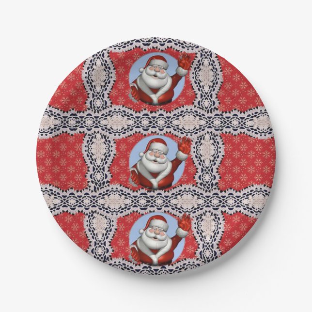 Paper plates Christmas (Front)