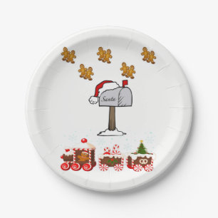 Paper plates Christmas