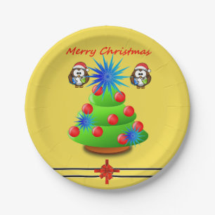 Paper plates Christmas