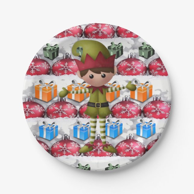 Paper plates Christmas (Front)