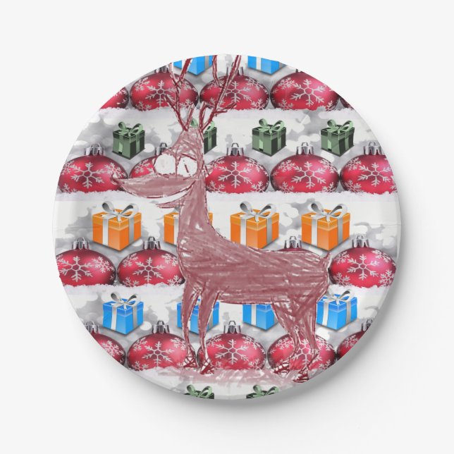 Paper plates Christmas (Front)