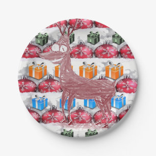 Paper plates Christmas