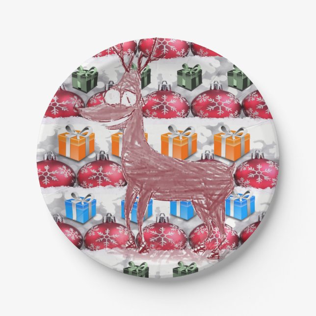 Paper plates Christmas (Front)