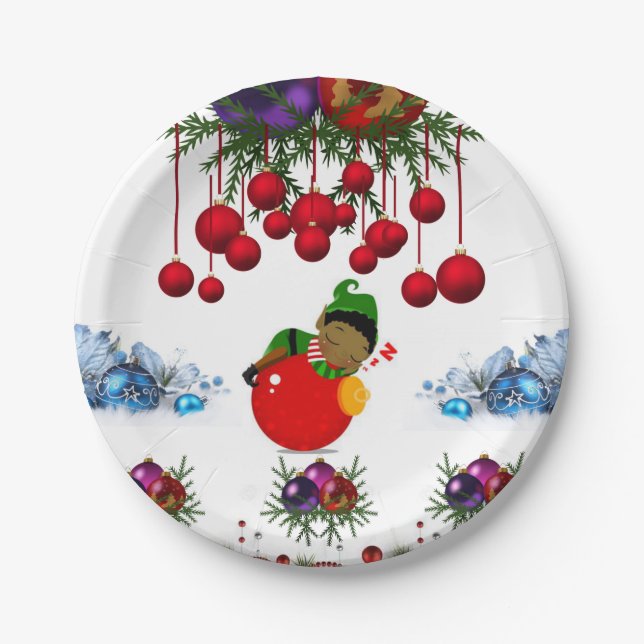 Paper plates Christmas (Front)