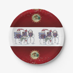 Paper plates Christmas