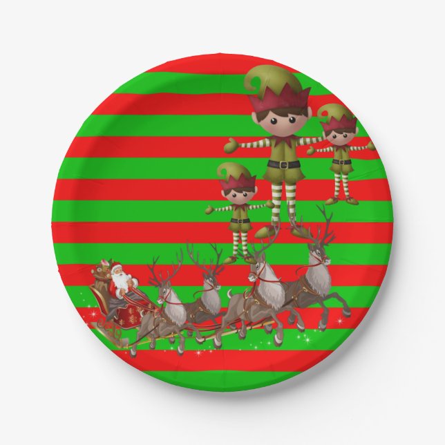 Paper plates Christmas (Front)