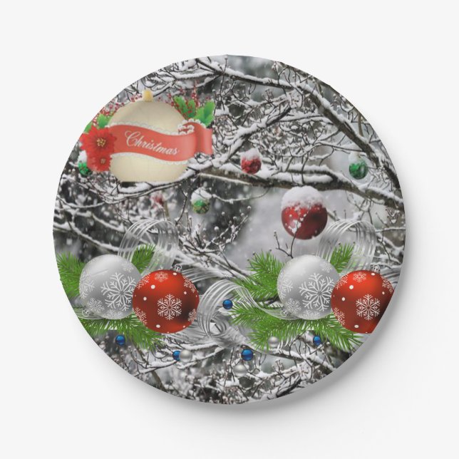 Paper plates Christmas (Front)