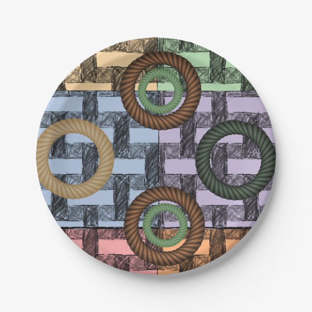 Paper plates Circular (Front)