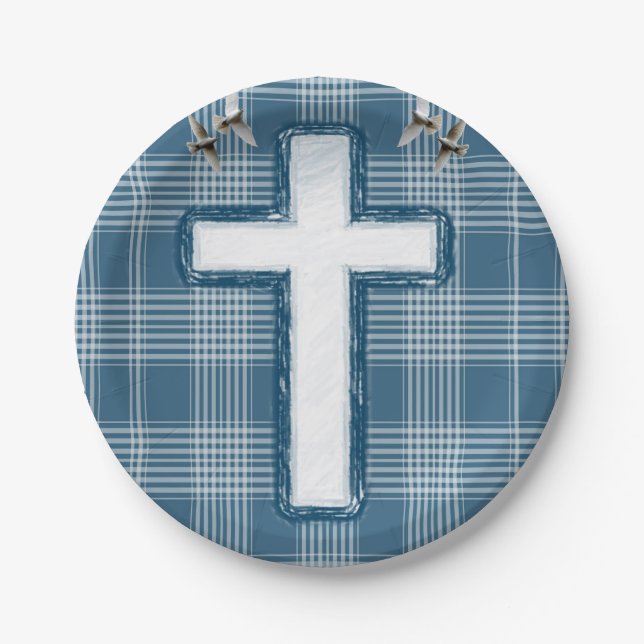 Paper plates Cross (Front)