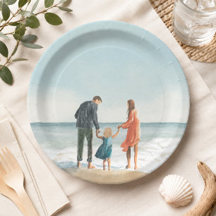 Paper Plates Custom Image Upload Party Plate