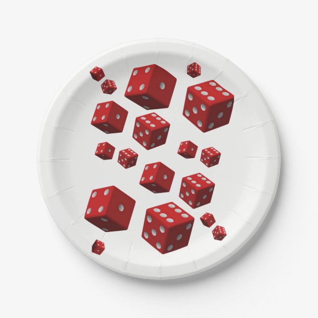 Paper plates Dice (Front)