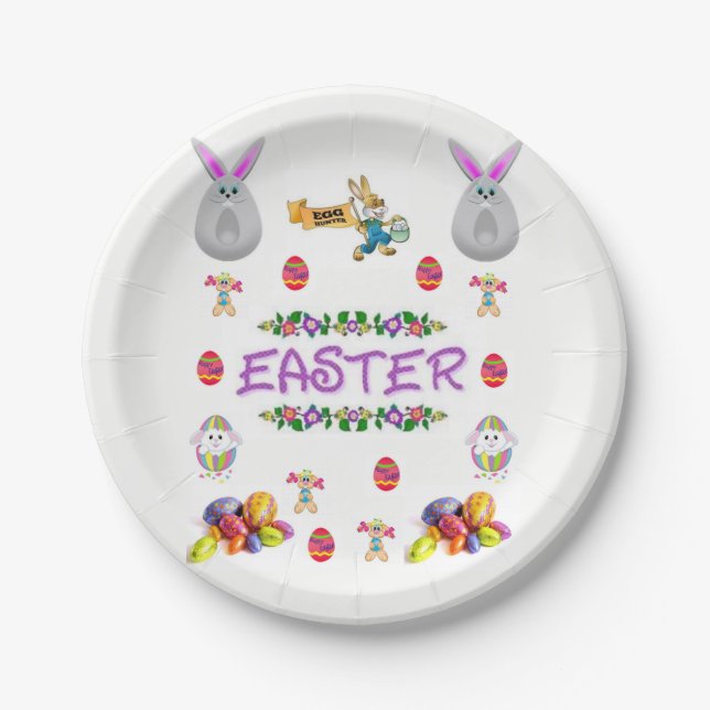 Paper plates Easter (Front)