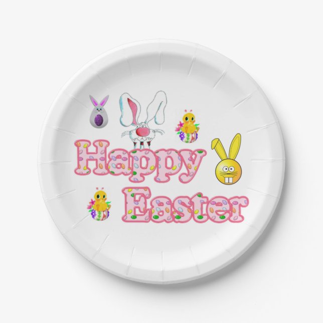 Paper plates Easter (Front)