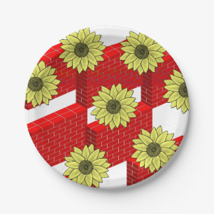 Paper plates Floral