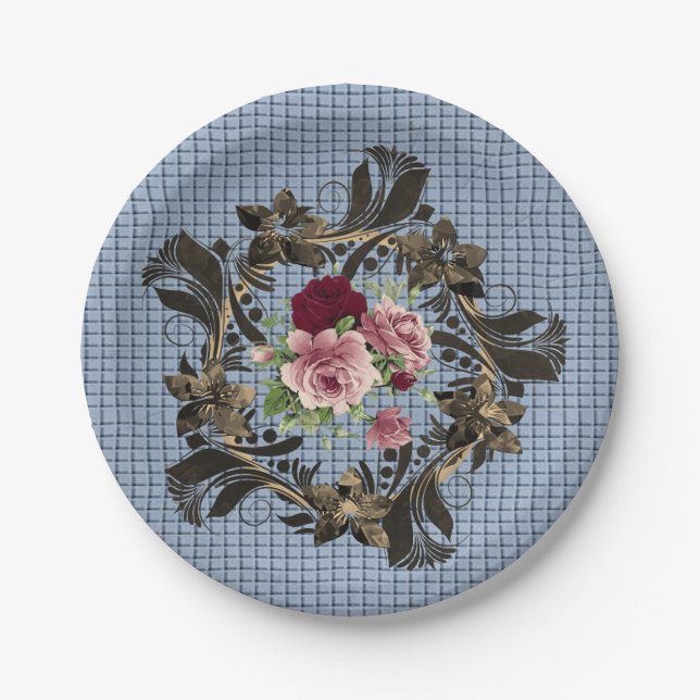 Paper plates Floral (Front)
