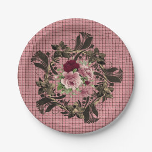 Paper plates Floral