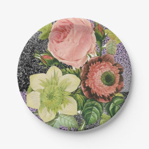 Paper plates Floral