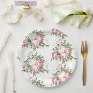 Paper Plates-Floral Plate