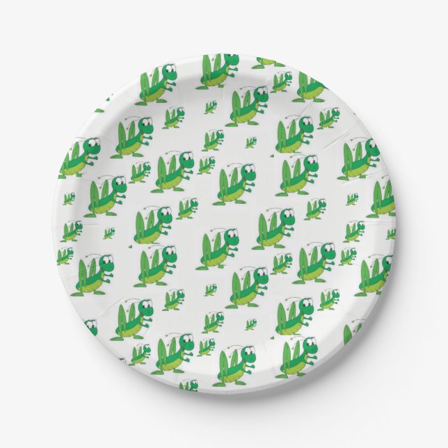 Paper plates Grasshopper (Front)