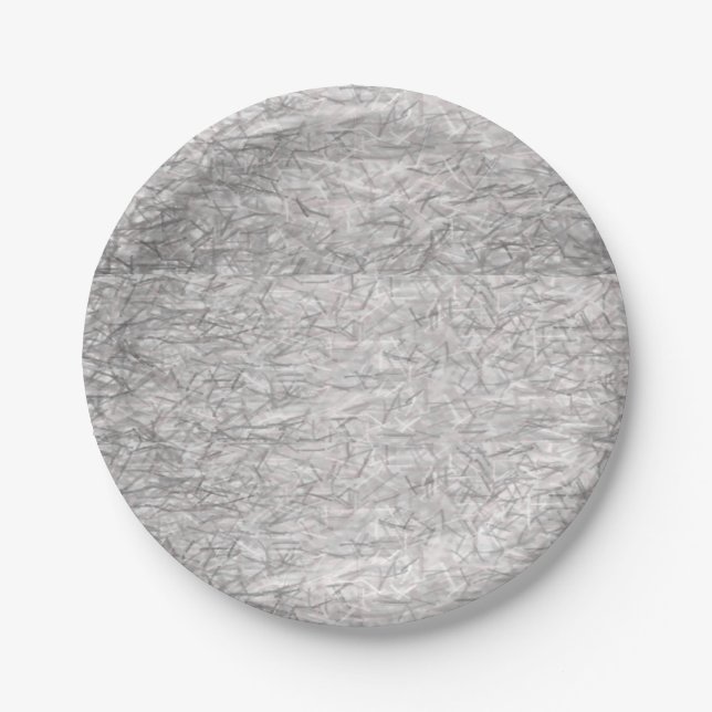 Paper plates Grey (Front)