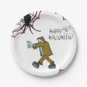 Paper plates Halloween