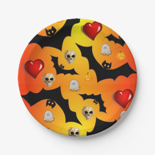 Paper plates Halloween