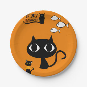 Paper plates Halloween