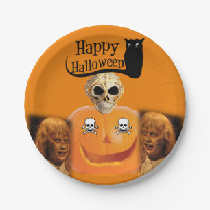 Paper plates Halloween