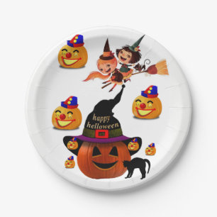 Paper plates Halloween