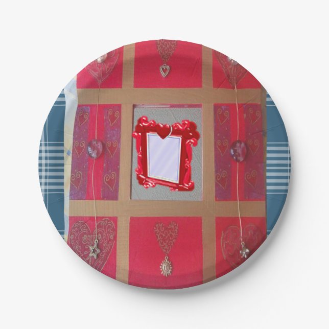 Paper plates Heart (Front)