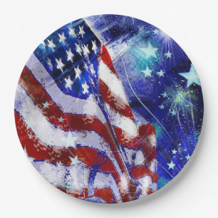 Paper Plates/Independence Day Plate