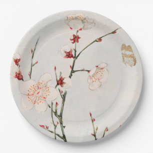PAPER PLATES JAPANESE CHERRY BLOSSOMS