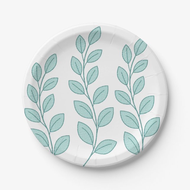 Paper Plates Leaves Nature (Front)