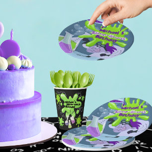 Paper Plates Mad Scientist Slime Party