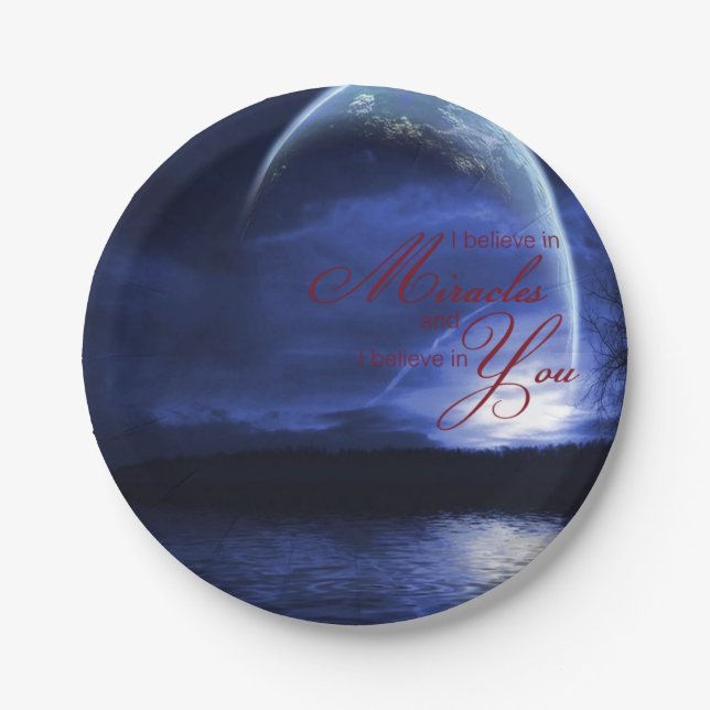 Paper plates Miracles (Front)
