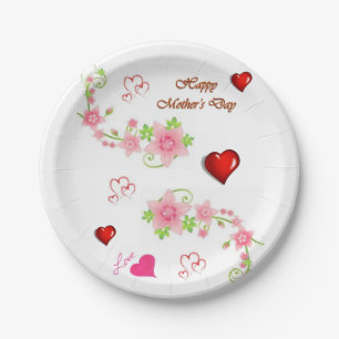 Paper plates Mother's Day