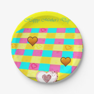 Paper plates Mother's Day